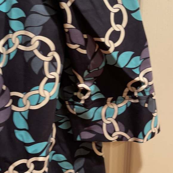 Alfred Dunner Blue & White Decorative Jacket 14 - Picture 3 of 5